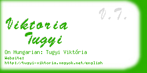 viktoria tugyi business card